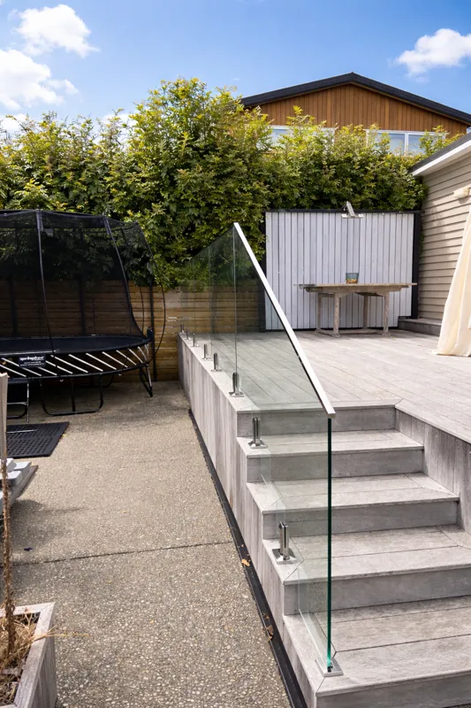 Stair balustrade by TK Glass NZ